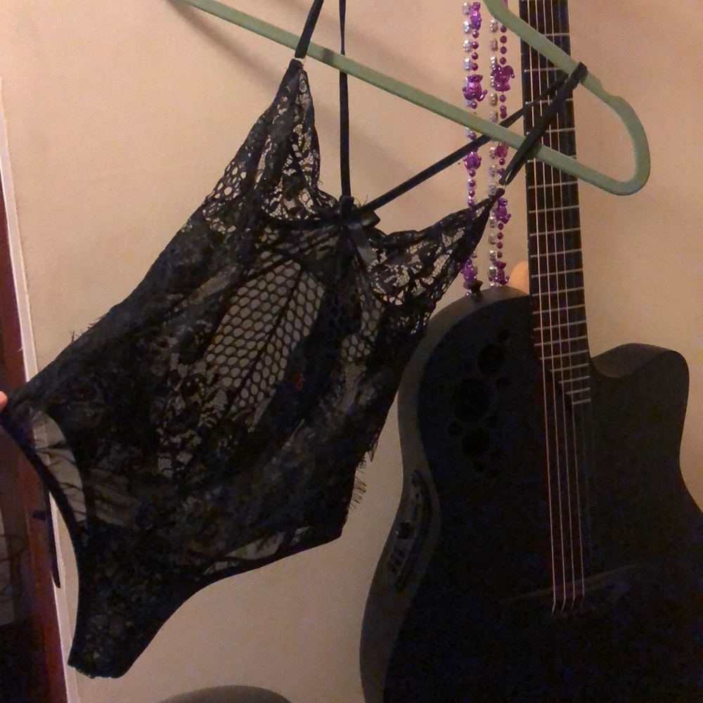 Lingerie lace bodysuit (AvidLove brand from SHEIN)
